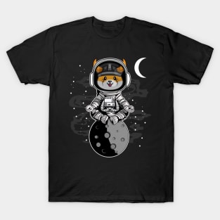 Astronaut Floki Inu Coin  Floki Army To The Moon Crypto Token Cryptocurrency Wallet Birthday Gift For Men Women Kids T-Shirt